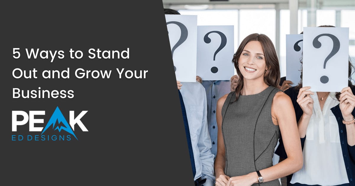 Stand out above the noise! Boost your business to the next level with these five customer-pleasing, revenue-boosting steps. You’ve got what it takes, so do it!
