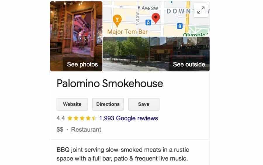 Example of collecting customer reviews and managing online reputation through Google Reviews