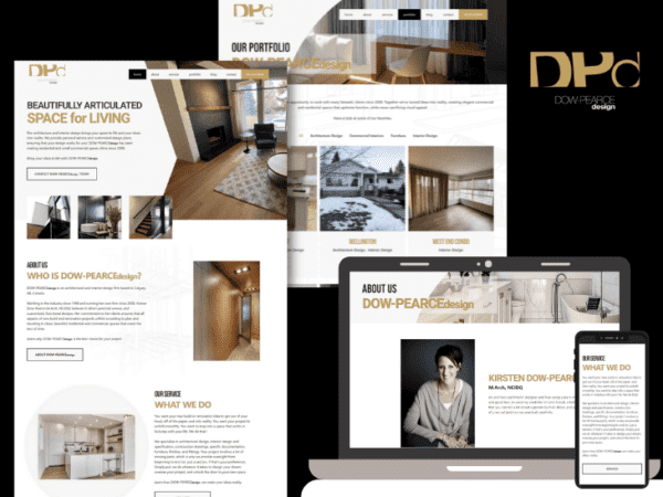 Peak Ed Designs Portfolio Image of the new DOW-PEARCE design website