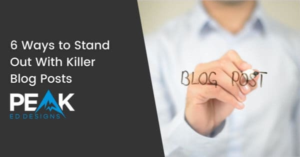 Blogging is a big part of achieving a successful web presence. Six steps to blogging correctly, standing out online, and winning with better blog content.